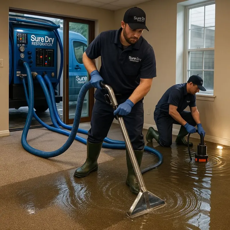 Water Extraction and Removal process in San Angelo, TX